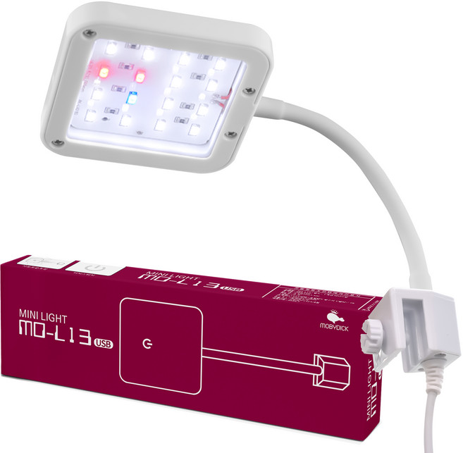 모비딕 LED 미니 라이트 스퀘어 어항조명 MO-L13 USB, 1개