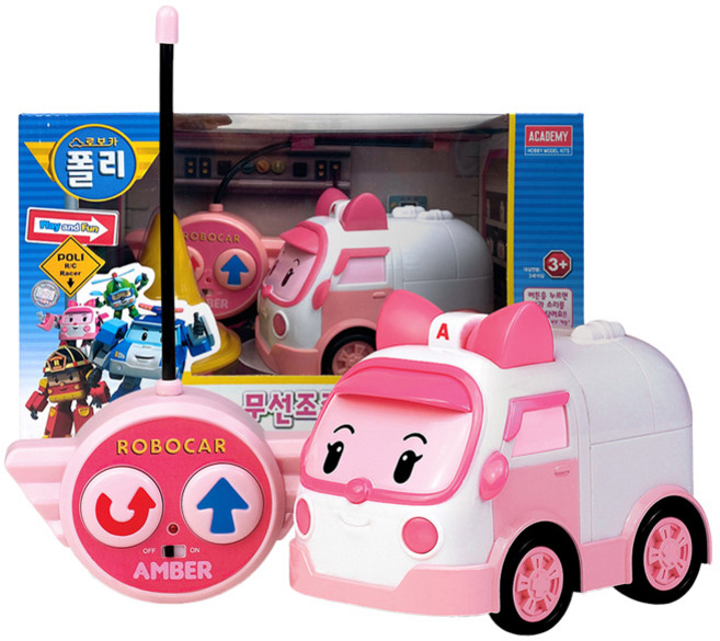 로보카폴리 로이토이즈 무선조종 엠버 RC카, 혼합색상, 1개