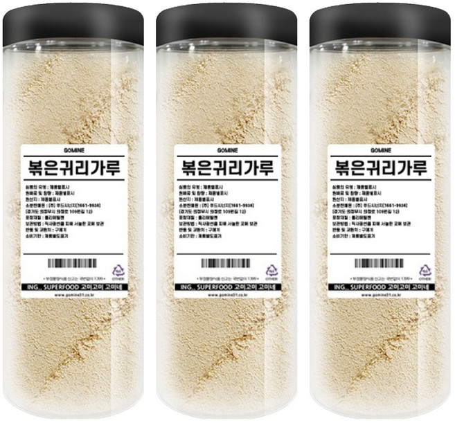 고미네 볶은 귀리가루, 500g, 3개