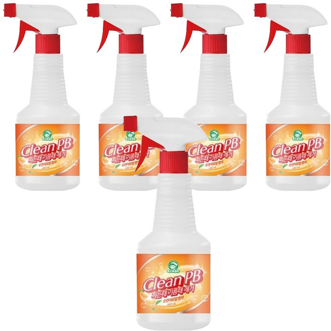 청소해결사 크린피비 찌든때 기름때 제거, 650ml, 5개