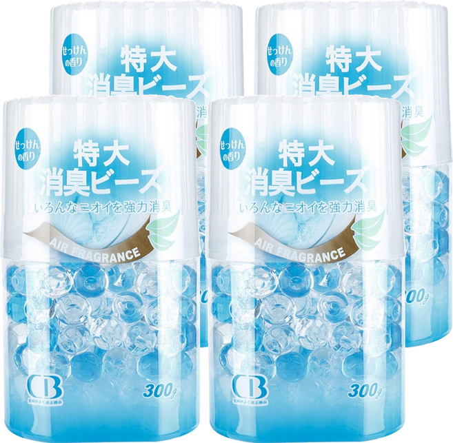 CB 康蓓 特大型消臭珠 晨露清香, 300g, 4罐