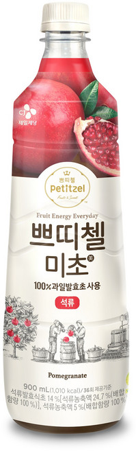 쁘띠첼 미초 석류, 900ml, 1개