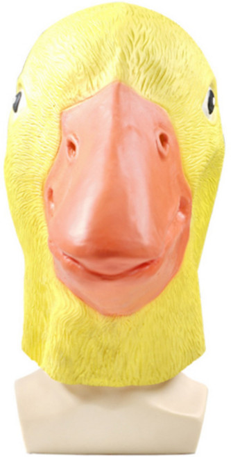 마켓감성 멀티 스타일 동물 헤드 가면, 오리, 1개