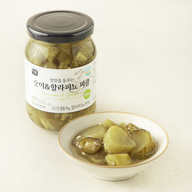 담가 오이 할라피뇨 피클, 300g, 1개