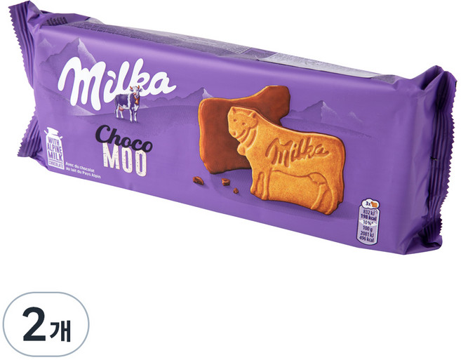 밀카 초코무, 200g, 2개