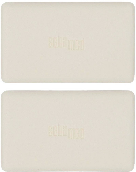 sebamed 施巴 5.5橄欖潔膚皂 適合乾性/中性/敏感性膚質 pH5.5微酸性 無皂鹼不刺激, 150g, 2個