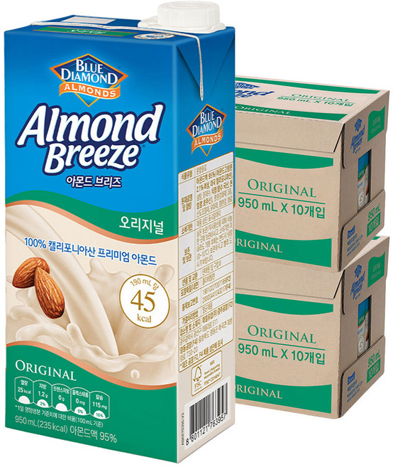 아몬드브리즈 오리지널, 950ml, 20개