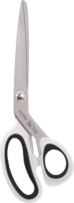 EDGEMOTO 雙色不鏽鋼廚房剪刀, 銀色 + 黑色 + 白色, 1支