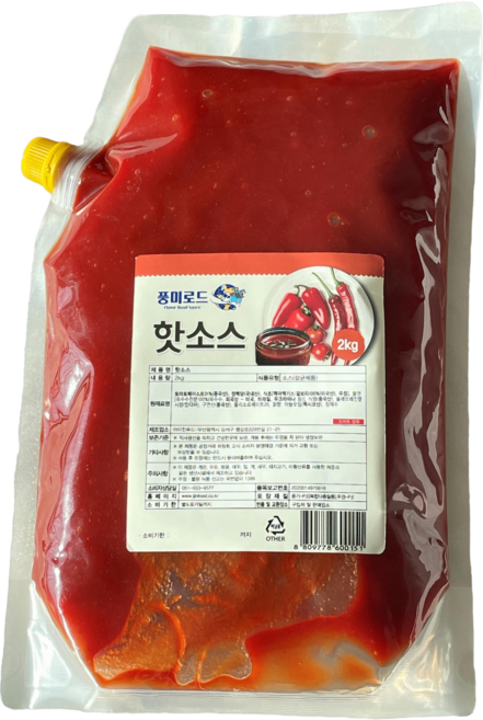 풍미로드 핫소스, 2kg, 1개