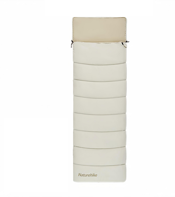 Naturehike 挪客 靈動可機洗拼接帶帽信封睡袋 LD250 CNK2300SD016, 白鰭, 1個