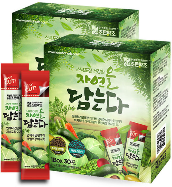 조은약초 자연을 담는다 프리미엄 노니환 스틱, 90g, 2개