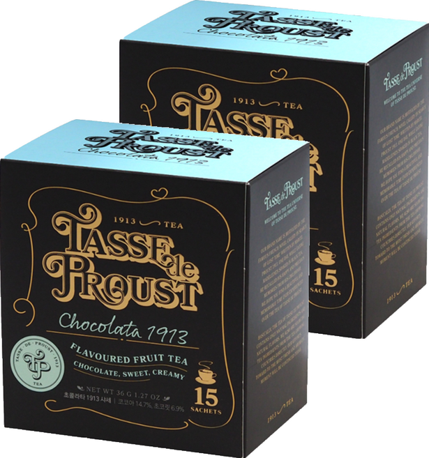 다질리언 타스드프로스트 초콜라타 1913 과일차, 2.4g, 15개입, 2개
