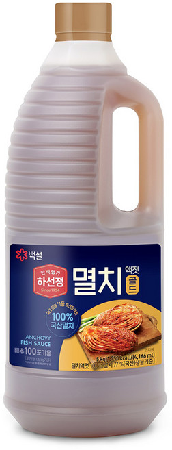 하선정 멸치액젓 골드, 5kg, 1개