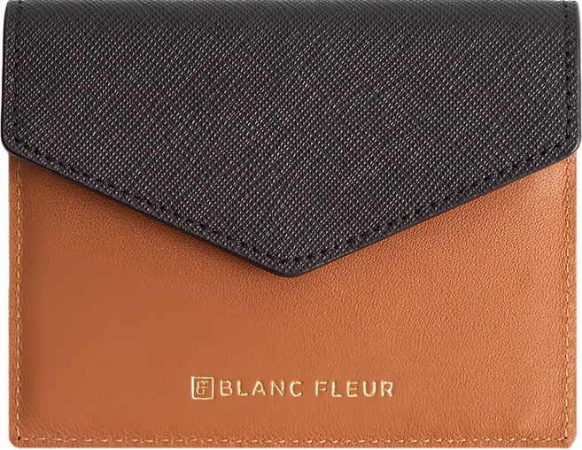 BLANC FLEUR 牛皮摺疊卡夾 AC0CA0120