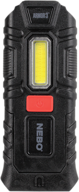 NEBO Armor 3 抗衝擊防水漂浮三段調光手電筒, 黑色, 1個