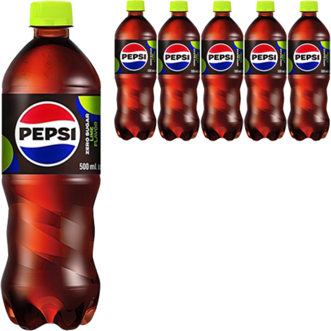 펩시 제로슈거 라임향, 500ml, 6개