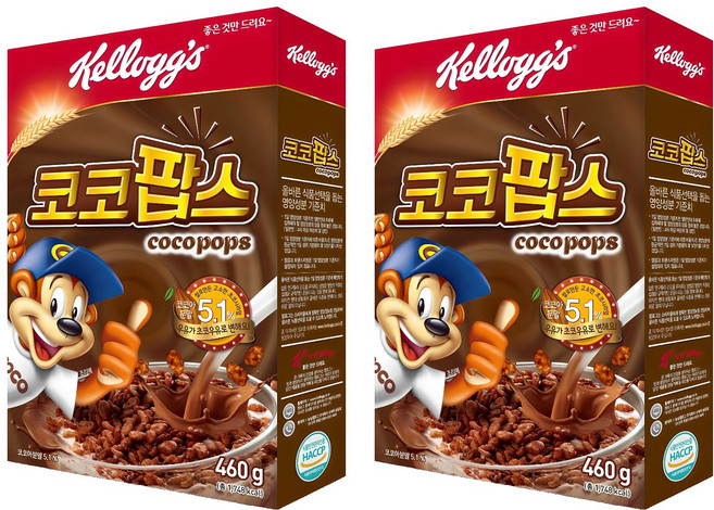 코코팝스 시리얼, 460g, 2개