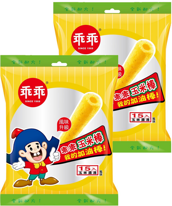 乖乖 玉米棒 玉米濃湯 15入, 105g, 2袋