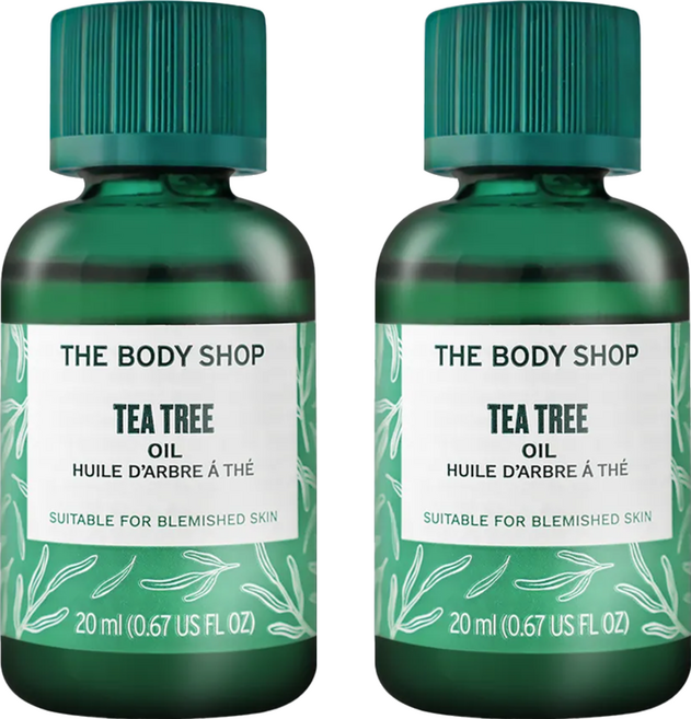 THE BODY SHOP 美體小舖 國際航空版 茶樹精油, 20ml, 2瓶