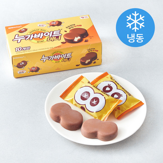 해태아이스 누가바이트 미니 (냉동), 45ml, 10개입, 1박스