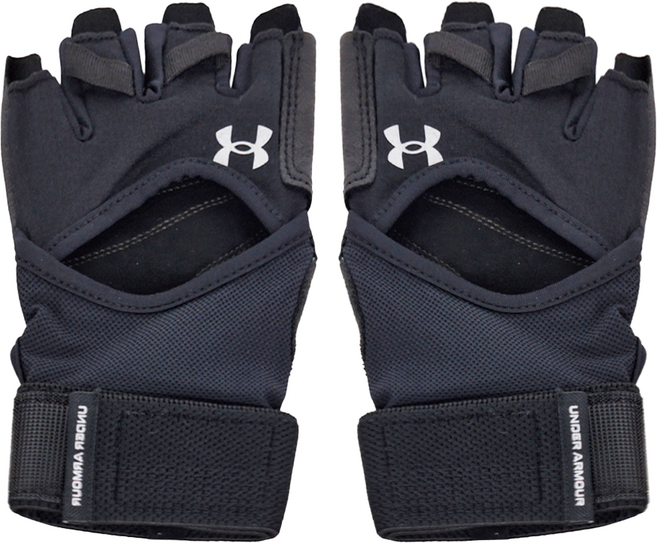 UNDER ARMOUR 安德瑪 重訓手套 女用, 黑色, 1雙
