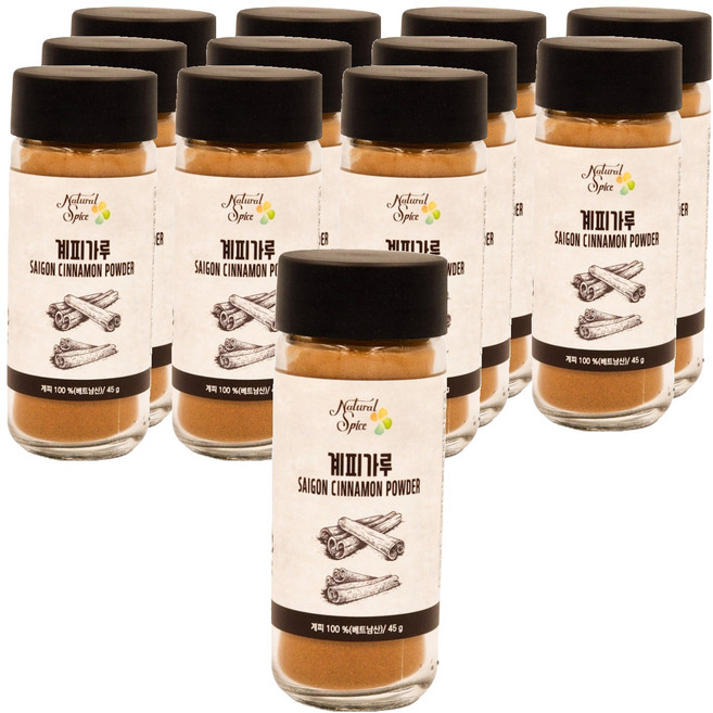 내츄럴스파이스 계피가루, 45g, 12개