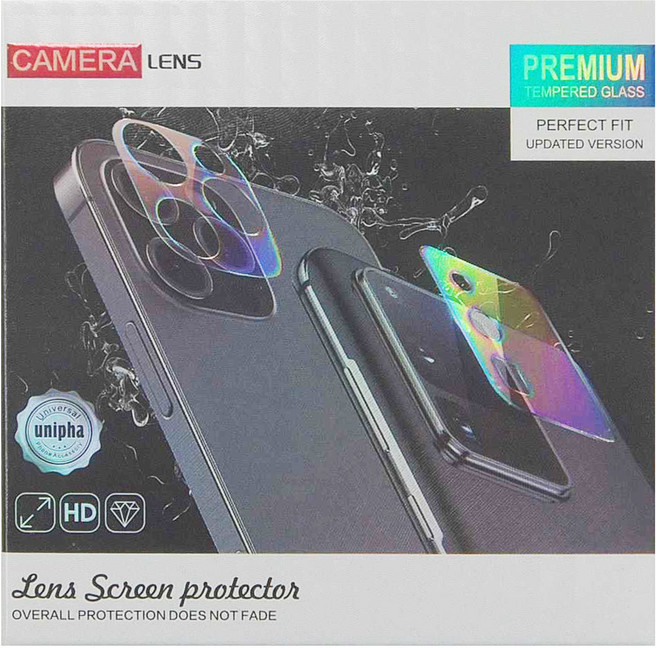 Timo 一片式全包覆 3D立體透明鏡頭貼, 1個