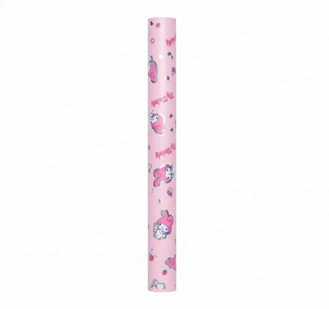 Good given 金屬捲筒包裝紙 中, 1個, 粉色