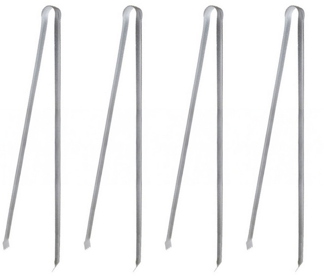 월드크린 백색 숯집게 90cm, 4개