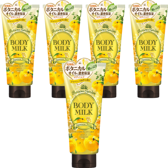 Precious Garden 蜂蜜鮮柚身體乳液 200g - 日本製造 濃密滋潤 持久保濕, 5件