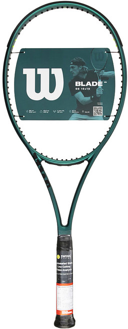Wilson Blade 98 16 x 19 V9 2號握把球拍 305g, 綠色, 1個, WR149811