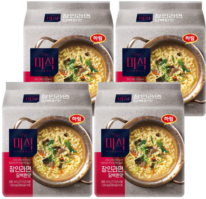The Mishik 匠人 匠人拉麵 清淡風味, 16包