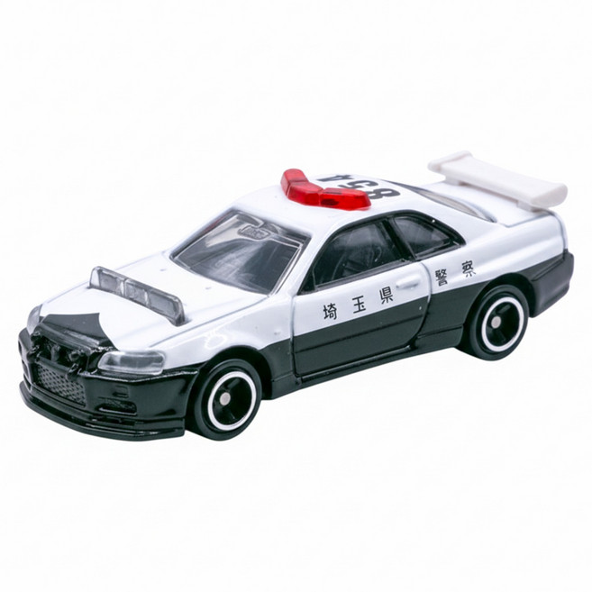 TAKARA TOMY 多美車系列 NO.1 174860, 警車 白色 + 黑色, 1個