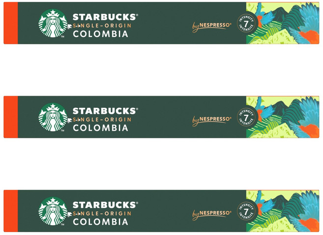 스타벅스 싱글 오리진 콜롬비아 캡슐커피, 5.7g, 10개입, 3개