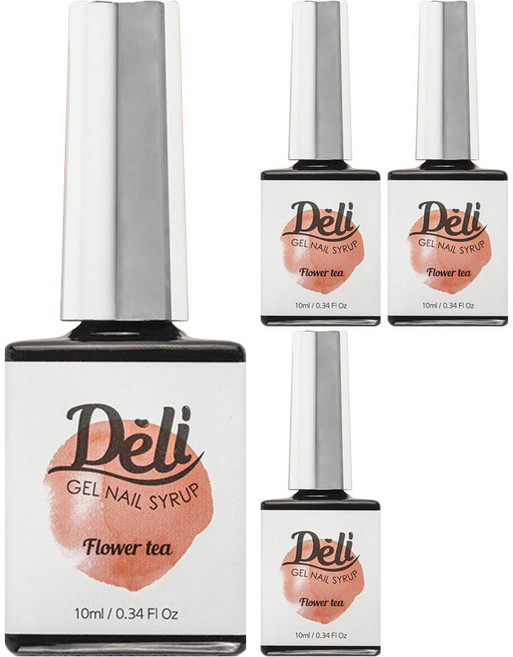 델리뷰티 시럽컬러 젤네일, SY19 메리골드, 10ml, 4개