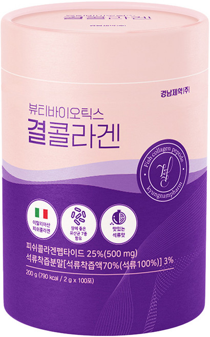 경남제약 뷰티바이오틱스 결콜라겐 100포, 200g, 1개