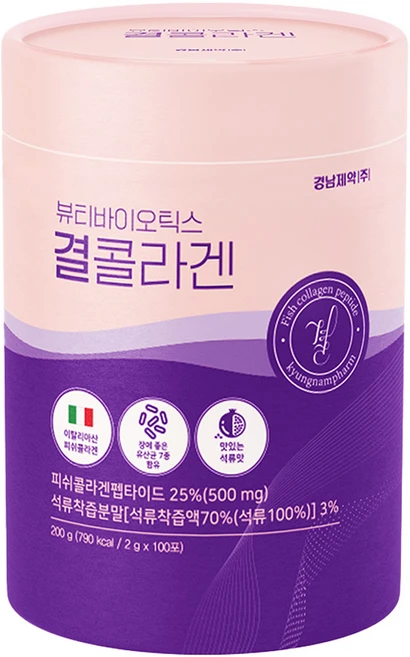 경남제약 뷰티바이오틱스 결콜라겐 100포, 200g, 1개 - 쿠팡