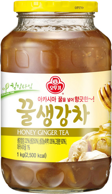 오뚜기 힐링타임 꿀생강차, 1kg, 1개입, 1개