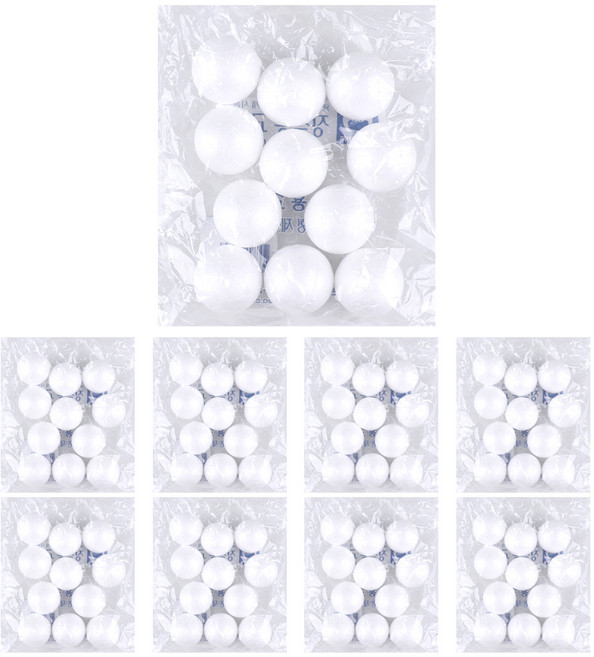 유니아트 1000 백구 스티로폼볼 40mm, 9개입