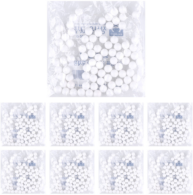 유니아트 1000 백구 스티로폼볼 15mm, 9개입