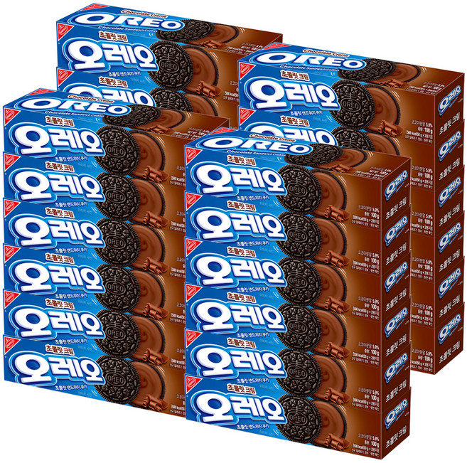 오레오 초콜릿 크림 샌드위치 쿠키, 100g, 24개
