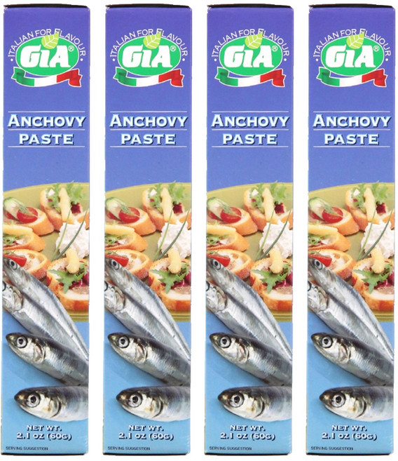 지아 앤쵸비 페이스트, 60g, 4개