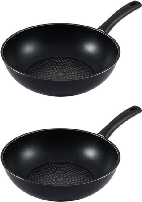 해피콜 뉴그립 라이트 궁중팬, 24cm, 2개