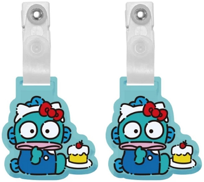 HANGYODON 人魚漢頓 Hello Kitty 三麗鷗造型驅蚊夾 50週年款 直徑4.3~5.4cm, 2盒