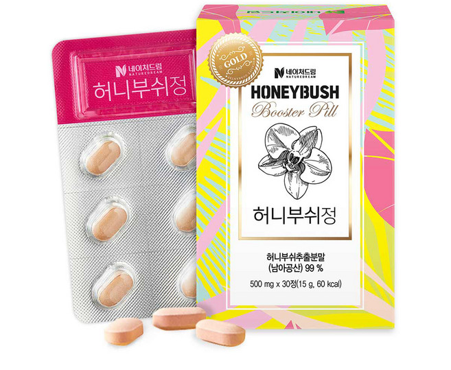 네이처드림 허니부쉬정, 1개, 30정
