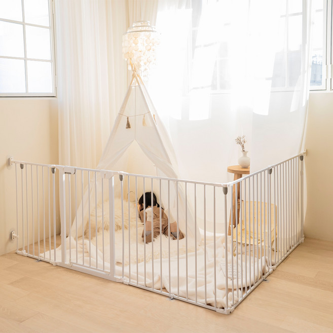 아가드 플렉스 안전문 2.0 3단 세트, 화이트