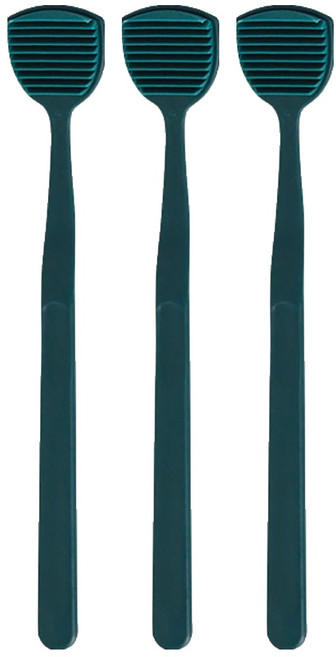 생활도감 10중 스크래퍼 혀클리너 그린, 3개