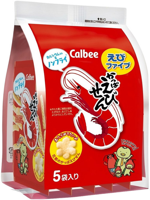 Calbee 卡樂比 Kappa Ebisen 河童蝦條, 130g, 1袋
