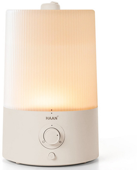 한경희생활과학 초저소음 물멍 무드등 초음파 가습기, HAAN-HD700M, 핑크 그레이
