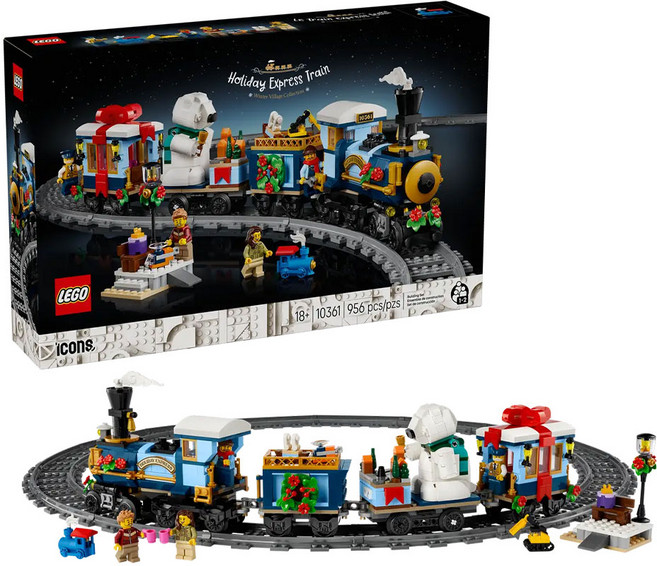 LEGO 10361 ICONSTM 佳節特快車 Holiday Express Train, 混合, 1個